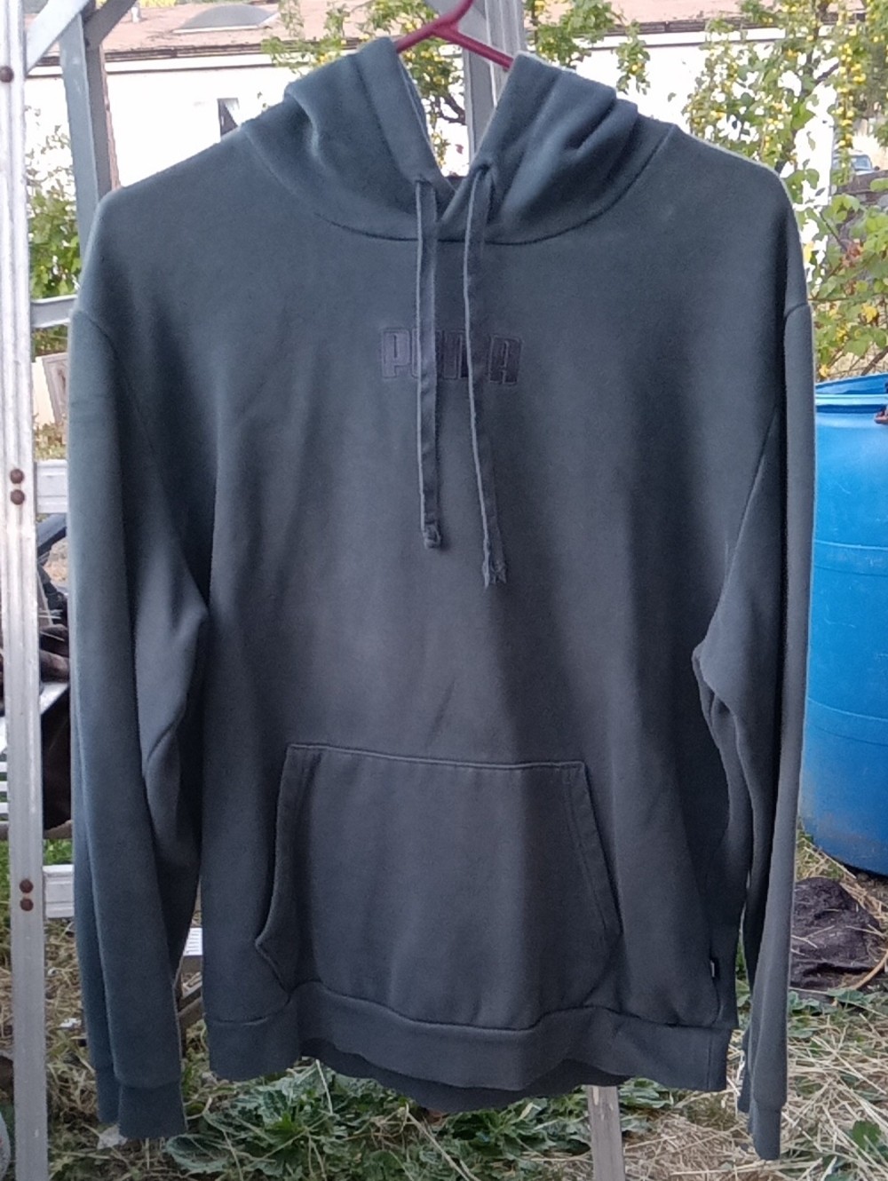 Puma Forest Green Pullover Hoodie